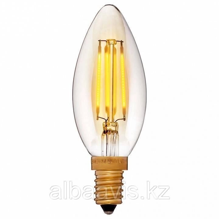 Лампа светодиодная led Эдисона 5 ватт,  лампы ретро-стиля, ретро лампы, винтажные лампы, старинные лампы от компании Белая птица - фото 1