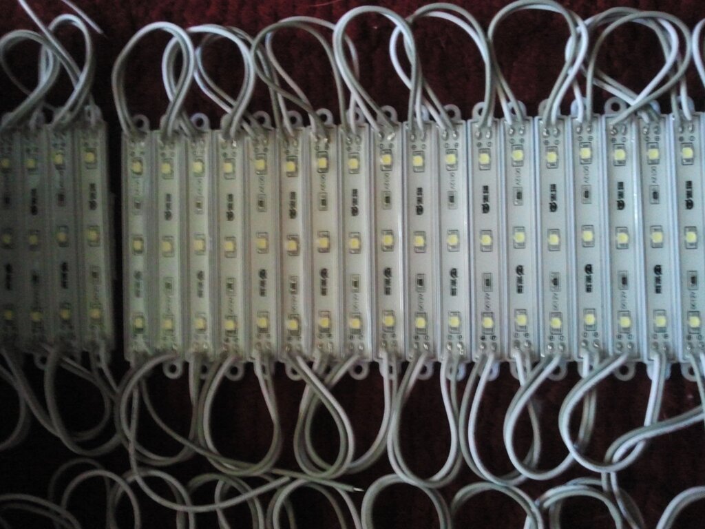 Модули светодиодные диоды, led модули, модули SMD 3528 в силиконе от компании Белая птица - фото 1