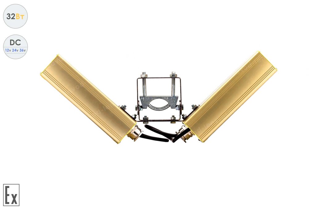 Низковольтный светодиодный светильник Модуль Взрывозащищенный Галочка GOLD, универсальный, 32 Вт, 120° от компании Белая птица - фото 1
