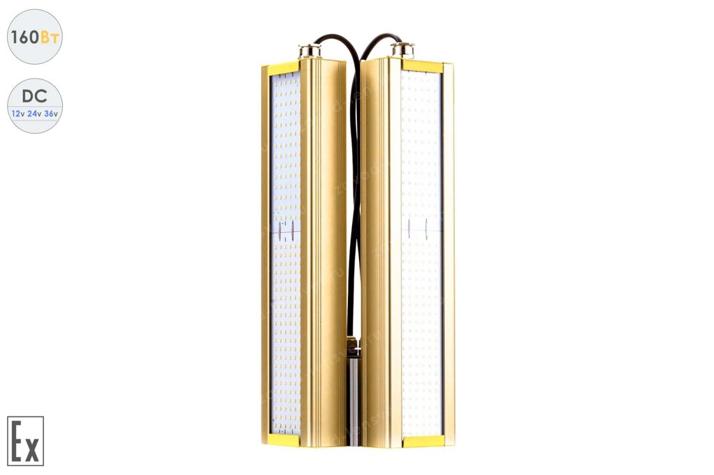 Низковольтный светодиодный светильник Модуль Взрывозащищенный GOLD, консоль KM-2, 160 Вт, 120° от компании Белая птица - фото 1