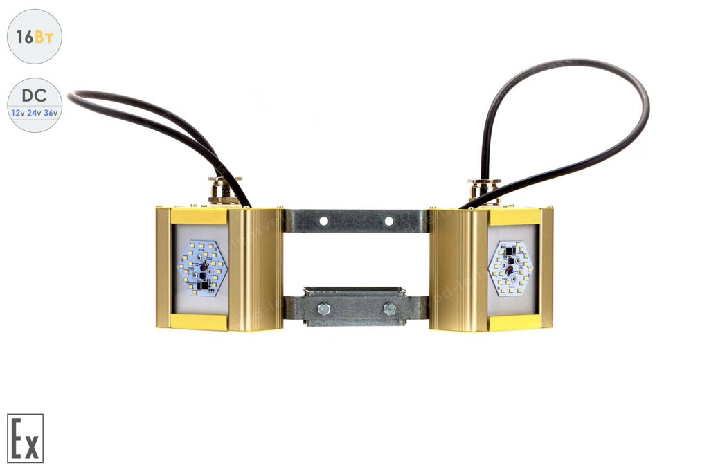 Низковольтный светодиодный светильник Модуль Взрывозащищенный GOLD, универсальный UM-2 , 16 Вт, 120° от компании Белая птица - фото 1