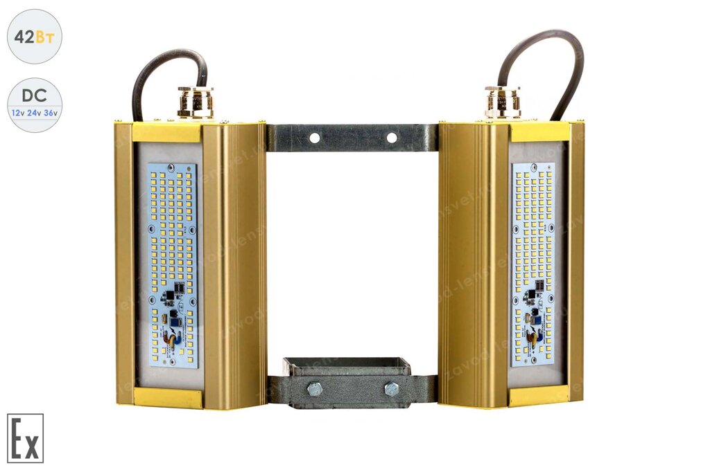 Низковольтный светодиодный светильник Модуль Взрывозащищенный GOLD, универсальный UM-2 , 42 Вт, 120° от компании Белая птица - фото 1
