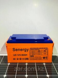 Аккумулятор 60Ач Senrgy (12В, 60Ач) для ИБП и Солнечных электорстанций