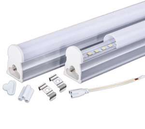 Светодиодный светильник Т5 30 см для подсветки витрин и стекол