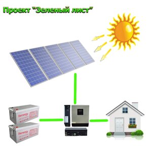 Солнечная электростанция 7,6 кВт/сутки (24В).