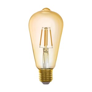 Лампа светодиодная Эдисона 6 ватт, ретро лампа лофт, винтажная лофт лампа Груша, старинная лампа Эдисона в Алматы от компании Белая птица