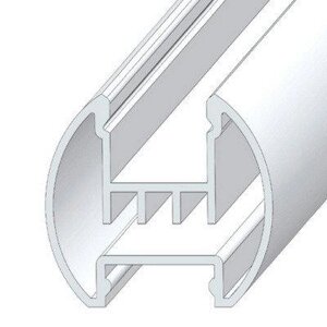 Светодиодный профиль ЛСК Профиль алюминиевый, анодированный, цвет - серебро в Алматы от компании Белая птица