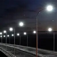 Уличные консольные светодиодные светильники на опору