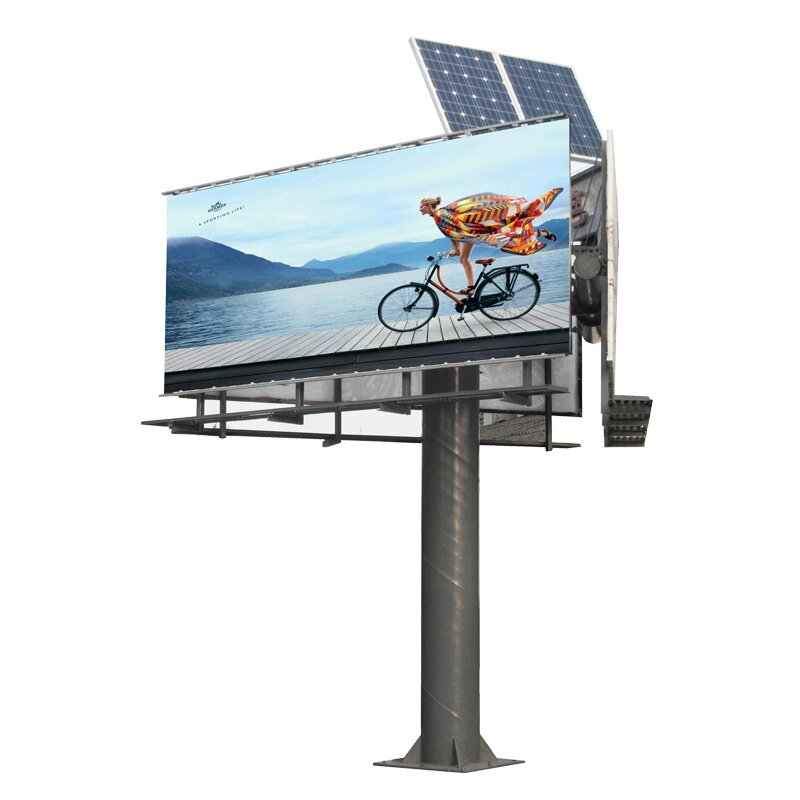 Солнечная электростанция для подсветки рекламных конструкций от компании Белая птица - фото 1