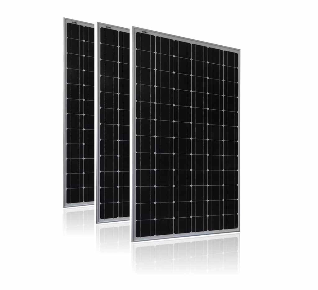 Солнечная панель монокристаллическая 150 Вт.,12 В., Солнечная батарея монокристалл от компании Белая птица - фото 1