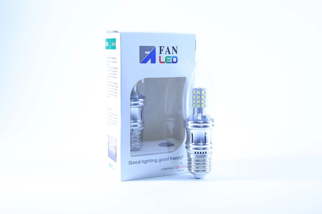 Светодиодная лампа FAN 9W E27 от компании Белая птица - фото 1