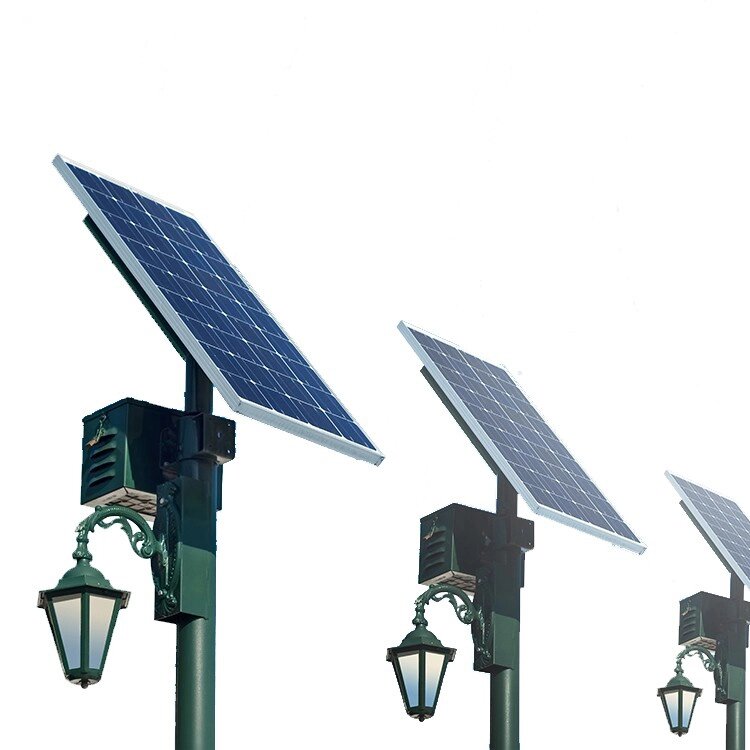 Уличные светодиодные фонари с солнечной панелью от компании Белая птица - фото 1