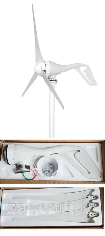 Ветрогенератор 400Вт-12В (китай) от компании Белая птица - фото 1