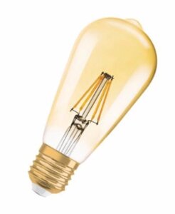Винтажная лампа Эдисона 8 ватт, лампочка ретро-стиля, ретро лампочка, винтажная лампочка 8 Вт.