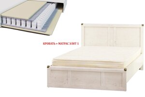 Магеллан - Кровать с матрасом Элит 00048462, 160, Cосна винтаж, Анрэкс