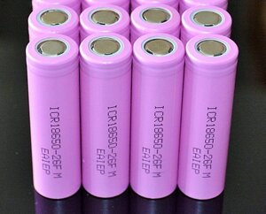 Аккумулятор 18650 2600mAh 3,7V Li-ion без защиты bulk оригинальные