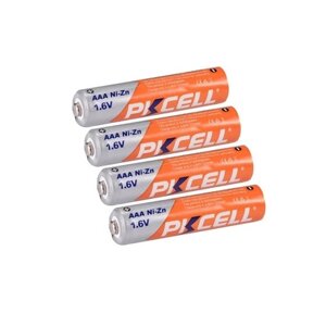 Аккумуляторы PKCell Ni-Zn 1,6V 900mAh AAA BL4 ( цена за 1 шт.)