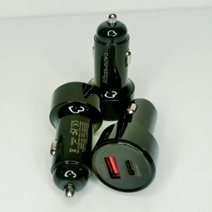 Автомобильное зарядное устройство Afkas-Nova TE-P31 5V 3A 12v-24v, USB-A + Type-C