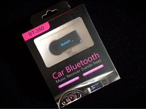 Автомобильный блютуз адаптер для громкой связи Hand Free BT-350 в AUX