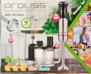 Блендер погружной Proliss PRO-2908Plus, 1000W, 6 в 1