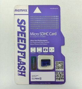 Карта памяти microSDHC REMAX 2Gb 10class