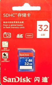 Карта памяти SDHC SanDisk 32G 10 class original