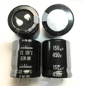 Конденсатор 150mF 450V Elec_cap ( 25x30 мм ) 105*C NICHICON серия GN