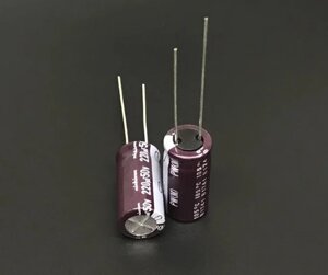 Конденсатор 220mF 50V Elec_cap ( 10 x20 ) 105*C nichicon серия PW