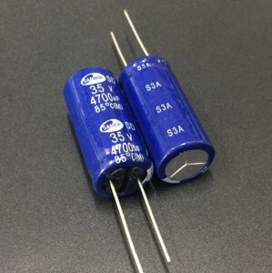 Конденсатор 4700mF 35V Elec_cap ( 16x35 ) 85*C SAMWHA