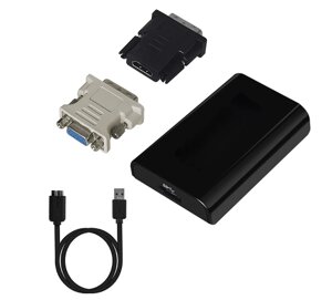 Конвертер USB 3,0 к DVI, HDMI, VGA. Внешняя видеокарта