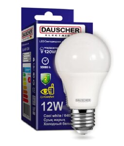 Лампа светодиодная LED deutscher A60 12W 6400k