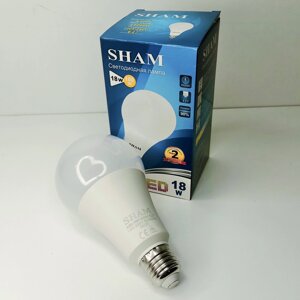 Лампа светодиодная LED SHAM A80 18W 6500K E27