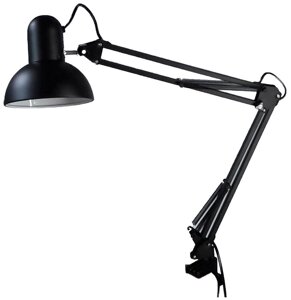 Настольная лампа MT-800 2 в 1 на струбцине и на подставке, металлический E27, max 40W, чёрная, белая