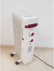 Обогреватель масляный GIPFEL 7секций 1500W с термостатом и вентилятором