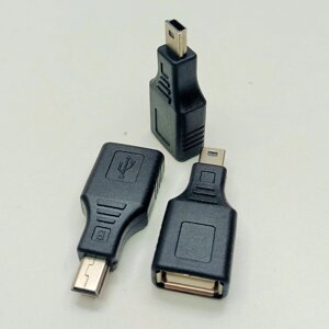 Переходник USB А мама - miniUSB папа V3