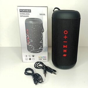 Bluetooth-проигрыватель, колонка портативная SD36 c RGB подсветкой