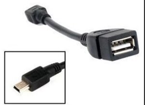 OTG USB2.0 - miniUSB с кабелем
