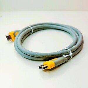 Кабель HDMI/M - HDMI/M 1,5m, серый, UV-LINK
