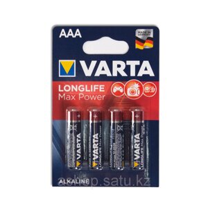 Батарейка VARTA LONGLIFE MaxPower AAA BL4 (цена за 1 шт.)