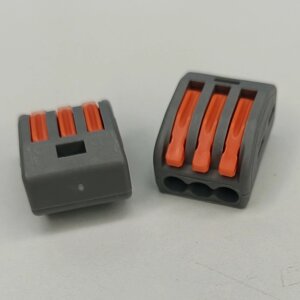 Клеммы для соединения проводов PCT-213 , зажим 32А 250V