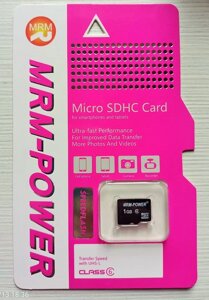 Карта памяти microSDHC MRM-POWER 1Gb
