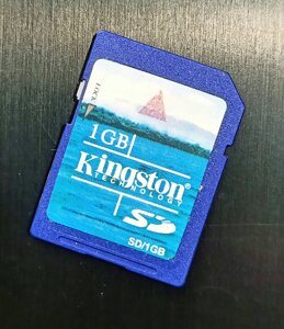 Карта памяти SDHC Kingston 1G