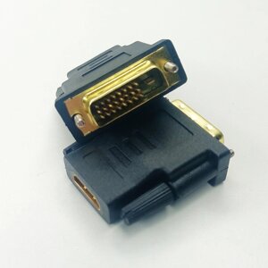 Переходник HDMI мама на DVI папа