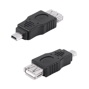 Переходник USB А папа - miniUSB папа (V3)