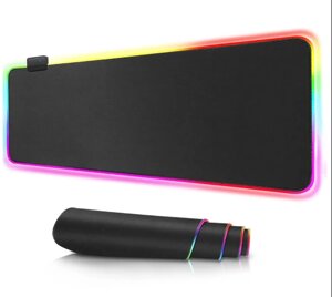 Коврик компьютерный для мыши RS-07, 90см*40см с подсветкой