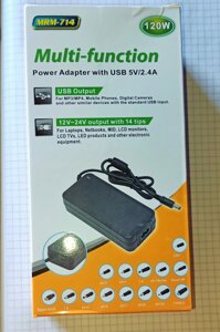 Адаптер для ноутбука 12V - 24V 120W универсальный MRM-714