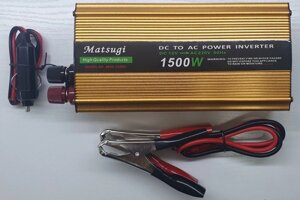 Инвертор 12V- 220V Matsugi MSC-1500A 1500W