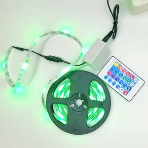 Светодиодная лента RGB влагозащищенная IP65, 5метров, ML20027