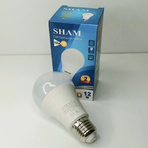 Лампа светодиодная LED SHAM A60 12W 6500K E27