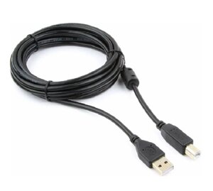 Кабель USB 2.0 на принтер AM-BM 1,5м чёрный
